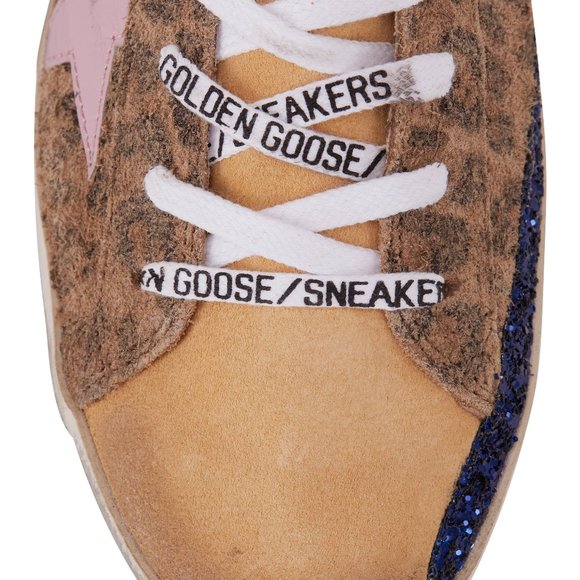 NIB Golden Goose Francy Leopard Suede Sneaker, 38 - Picture 4 of 4